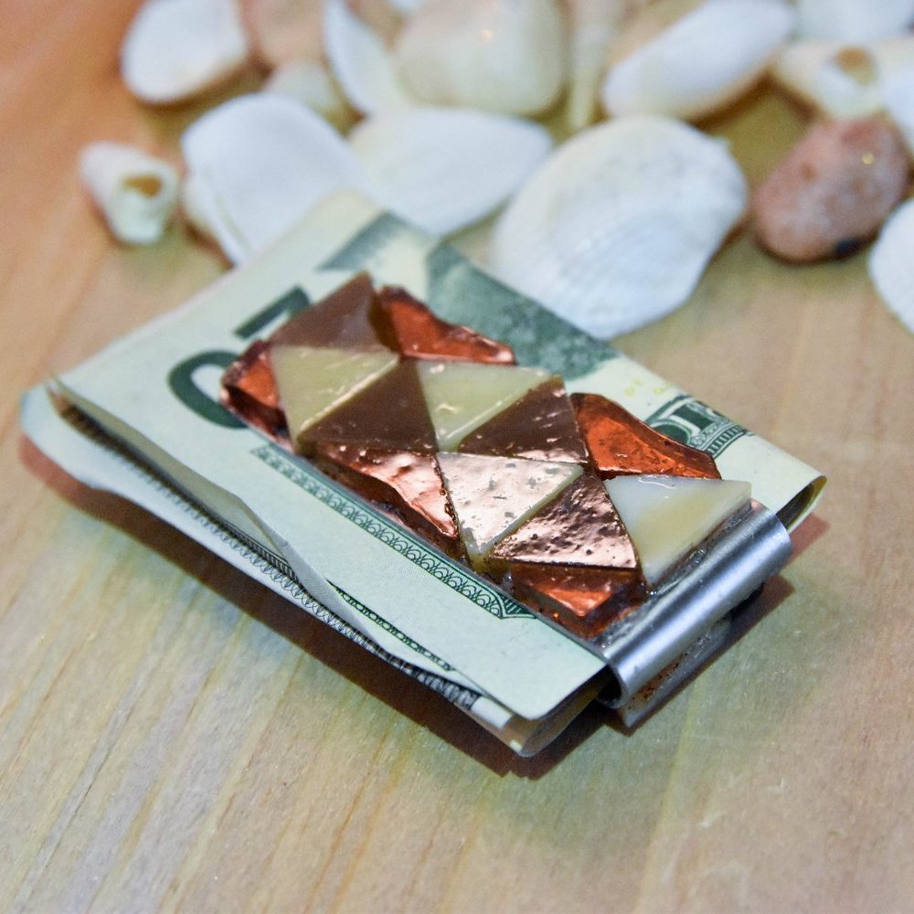 Men’s Mosaic Money Clip